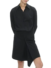 Gemmini Wrap Shirt Dress