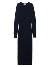 Openwork Cashmere Knit Dress