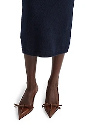 Openwork Cashmere Knit Dress