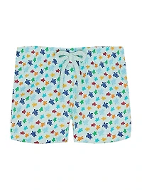Baby Boy's Tortues Rainbow Swim Shorts