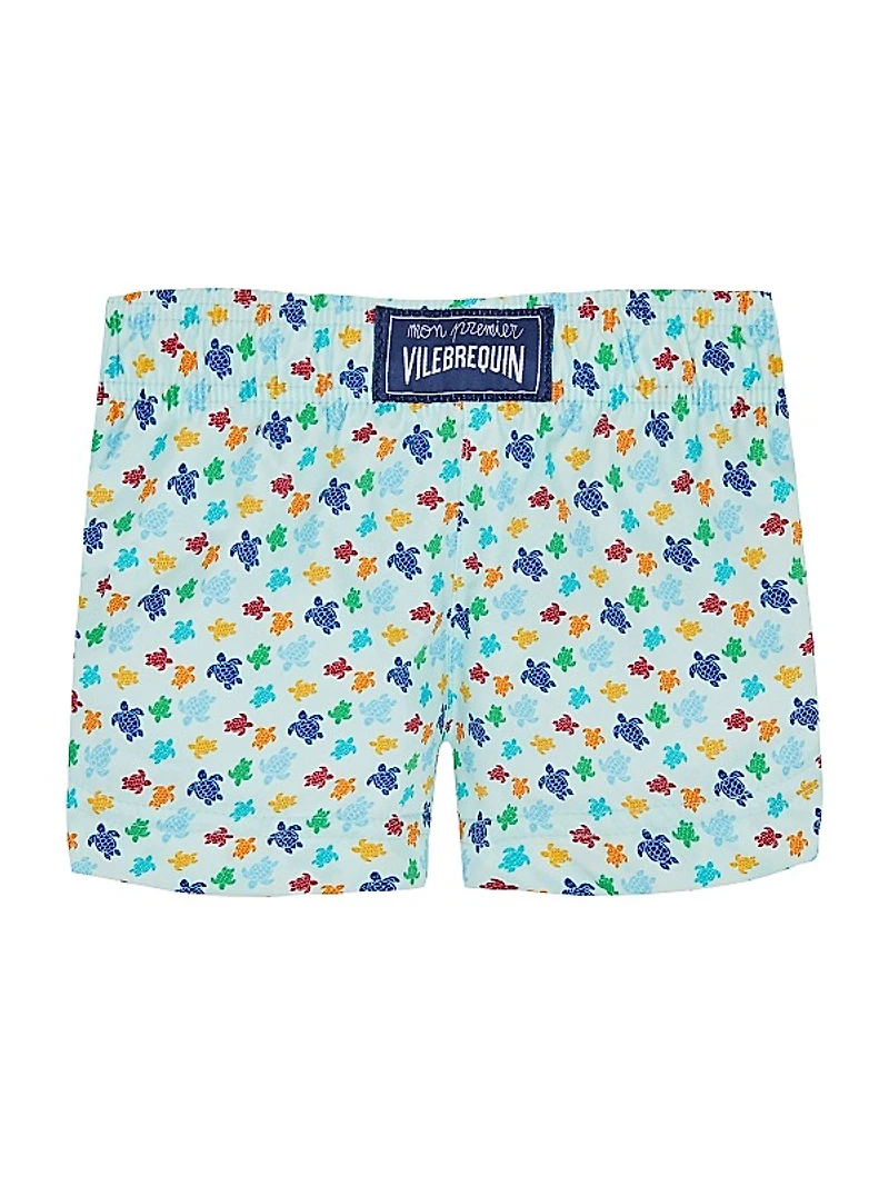 Baby Boy's Tortues Rainbow Swim Shorts