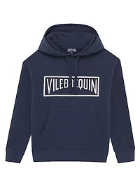 Little Kid's & Logo Hooded Sweatshirt