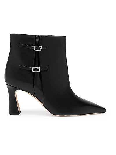 Norma 70MM Leather Ankle Boots