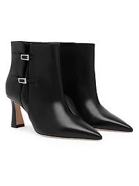 Norma 70MM Leather Ankle Boots