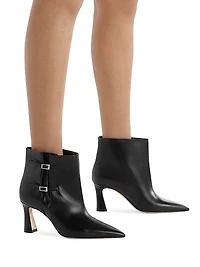 Norma 70MM Leather Ankle Boots