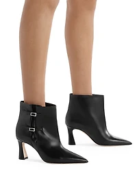 Norma 70MM Leather Ankle Boots