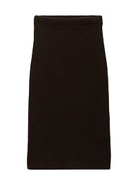 Openwork Cashmere Knit Skirt
