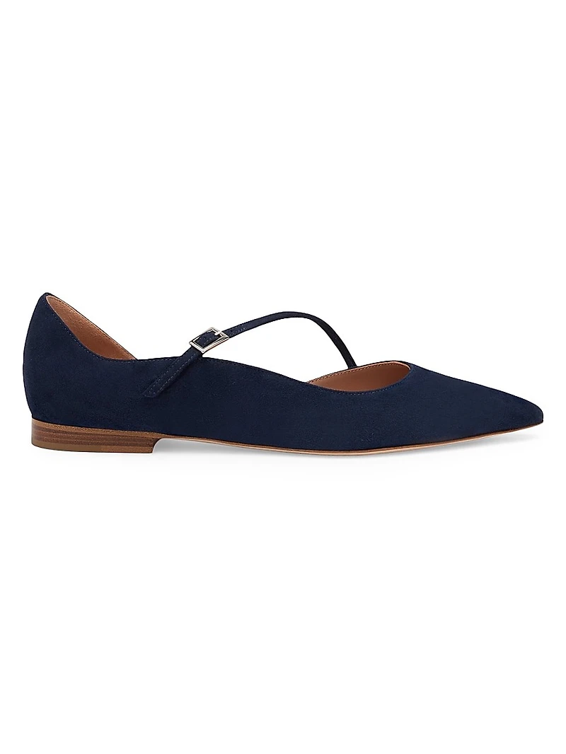 Bettina Suede Flat Pumps