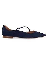 Bettina Suede Flat Pumps