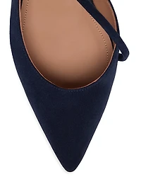 Bettina Suede Flat Pumps
