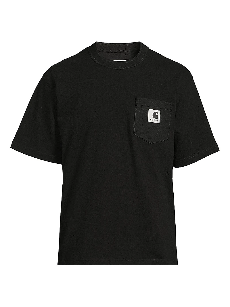 Sacai x Carhartt WIP Patch Pocket Cotton T-Shirt
