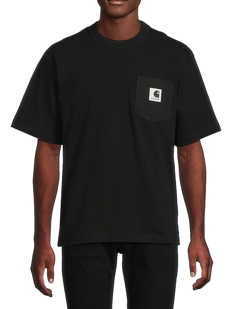Sacai x Carhartt WIP Patch Pocket Cotton T-Shirt