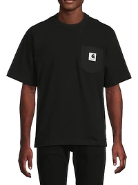 Sacai x Carhartt WIP Patch Pocket Cotton T-Shirt
