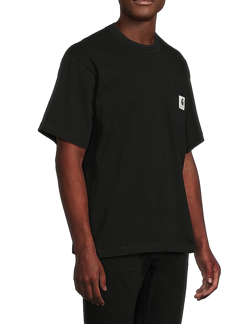 Sacai x Carhartt WIP Patch Pocket Cotton T-Shirt