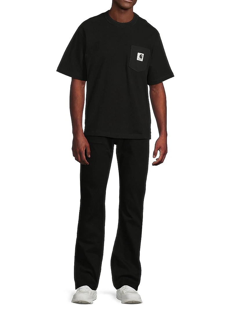 Sacai x Carhartt WIP Patch Pocket Cotton T-Shirt