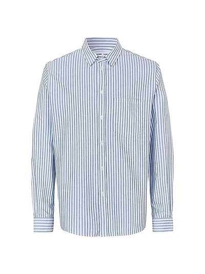 Saryan Striped Cotton Button-Front Shirt