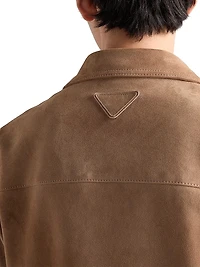 Suede Bomber Jacket