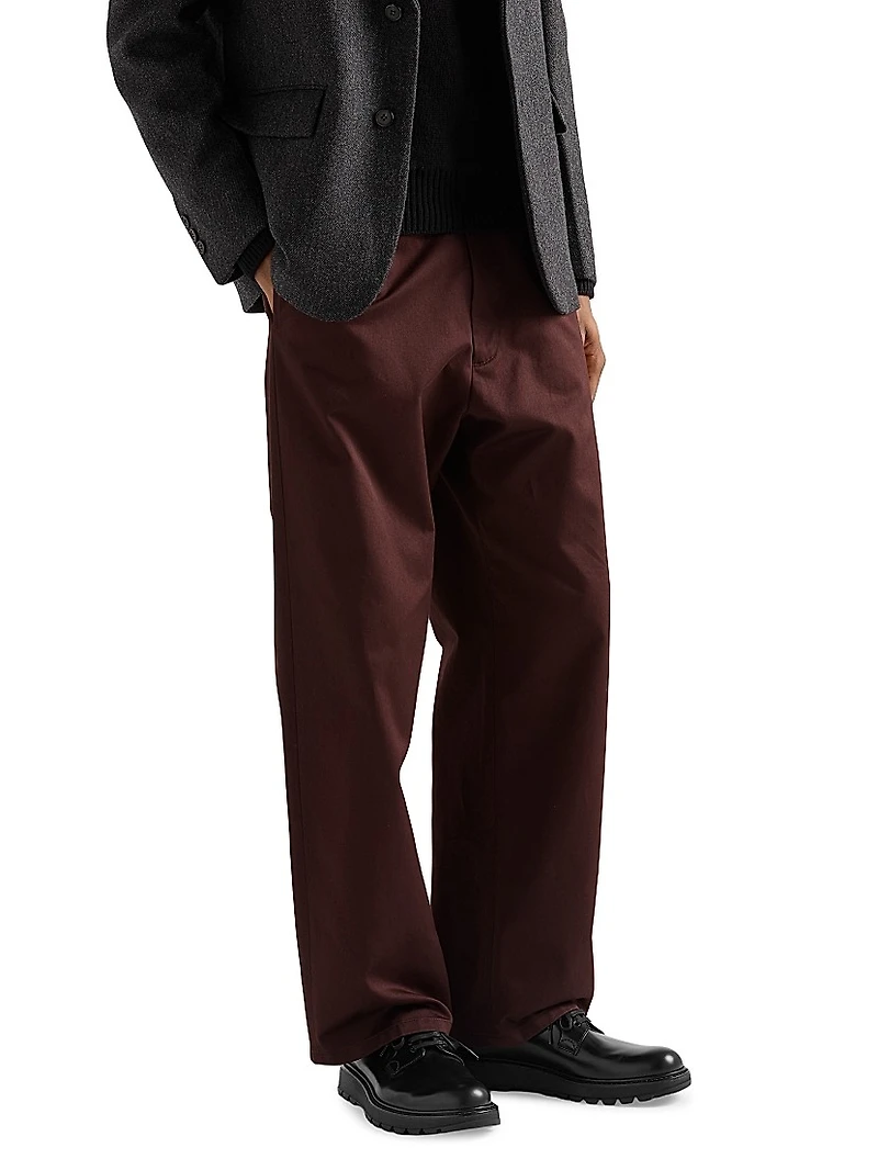 Brushed Leather Lace-Up Dress Shoes