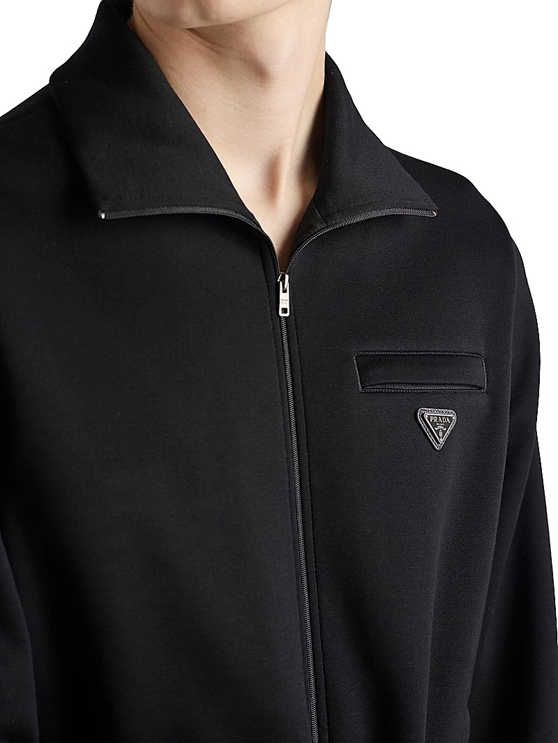 Technical Cotton Blouson Jacket