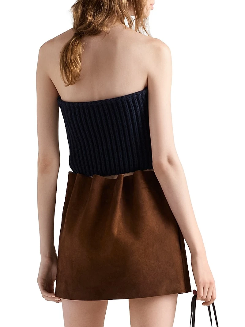 Cashmere and Wool Bandeau Top