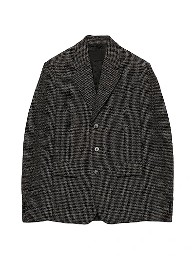 Single-Breasted Wool Jacket