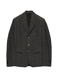 Single-Breasted Wool Jacket
