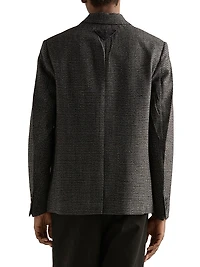 Single-Breasted Wool Jacket