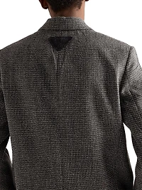 Single-Breasted Wool Jacket
