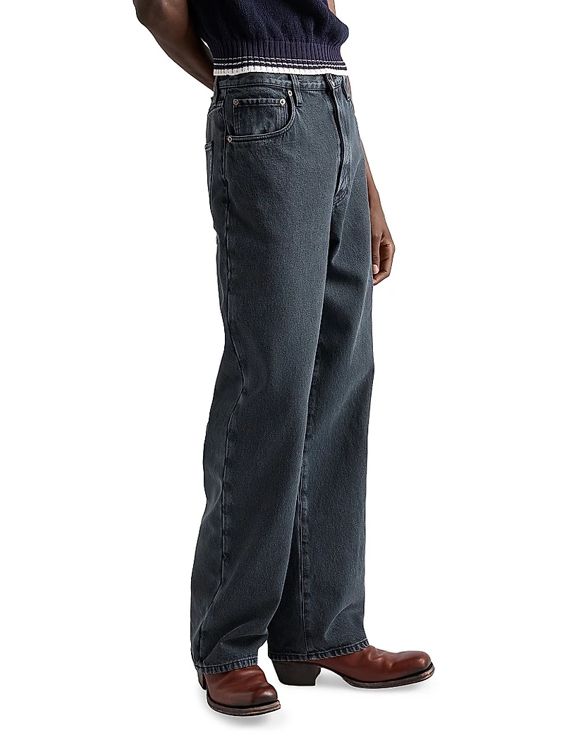 Five-Pocket Denim Jeans
