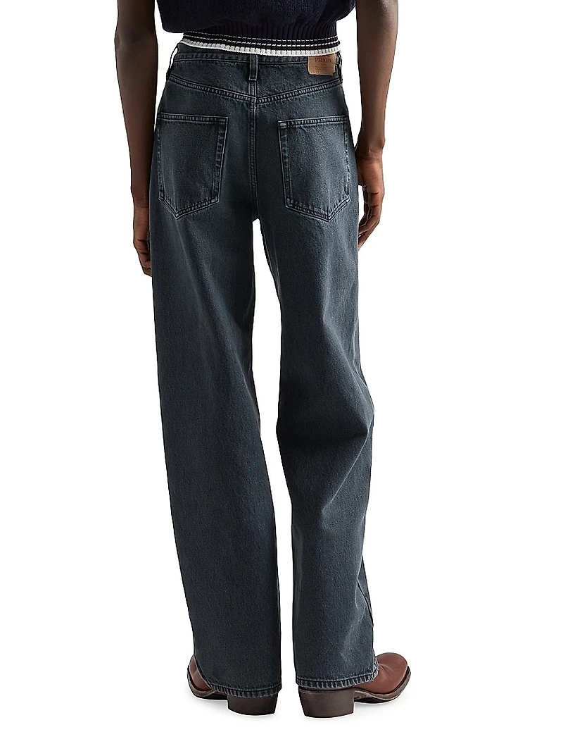 Five-Pocket Denim Jeans