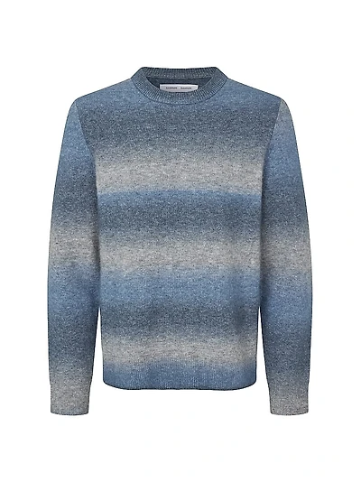 Aiden Stretch-Wool-Blend Crewneck Sweater
