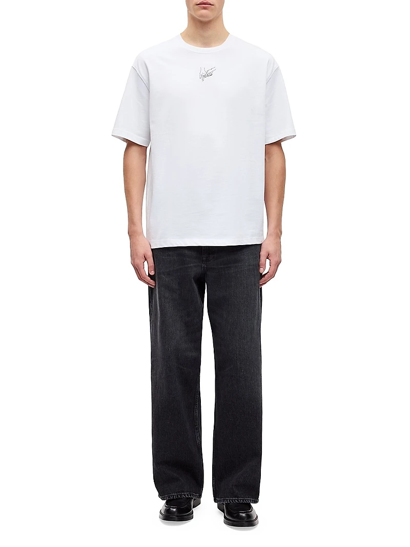 Satimothy Low-Rise Wide-Leg Jeans