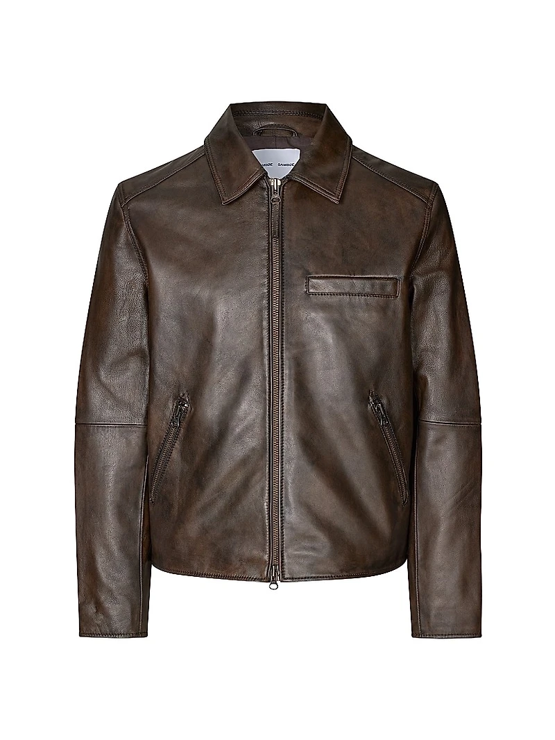 Saccliff X Leather Biker Jacket
