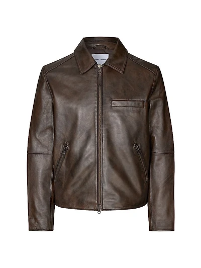 Saccliff X Leather Biker Jacket