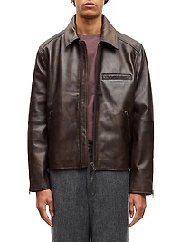 Saccliff X Leather Biker Jacket