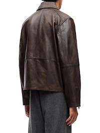 Saccliff X Leather Biker Jacket