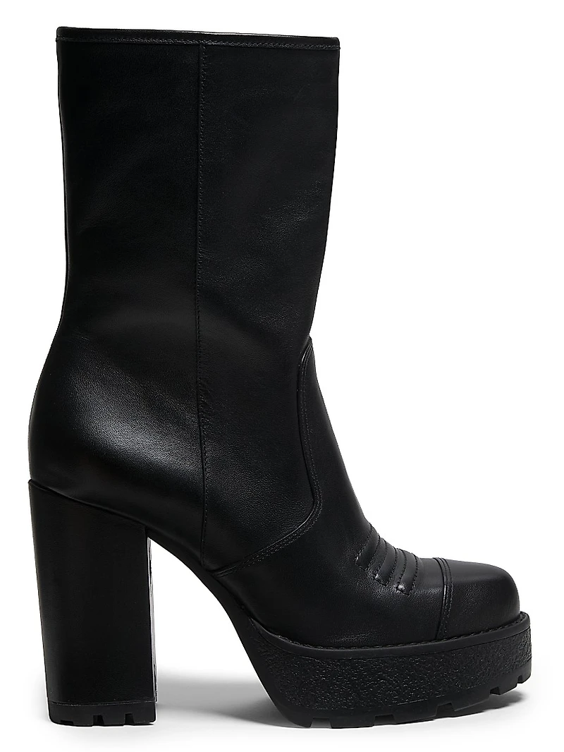 Marley 110MM Leather Platform Boots