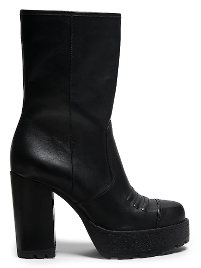 Marley 110MM Leather Platform Boots