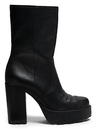 Marley 110MM Leather Platform Boots