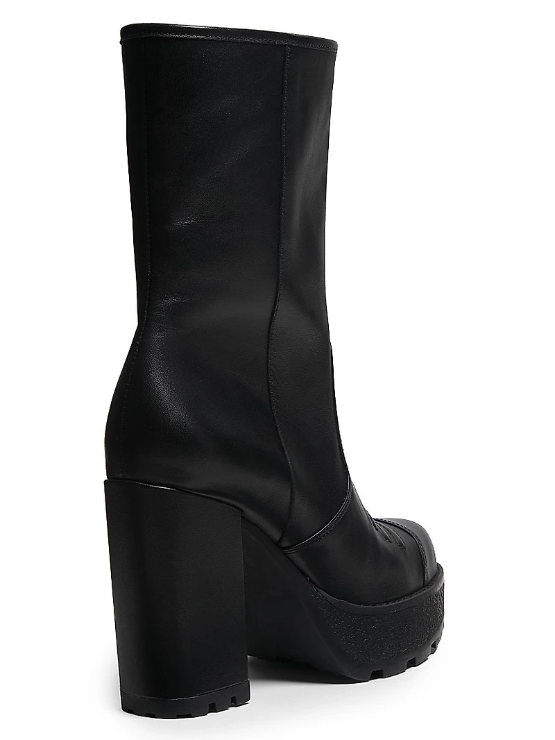 Marley 110MM Leather Platform Boots