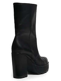 Marley 110MM Leather Platform Boots