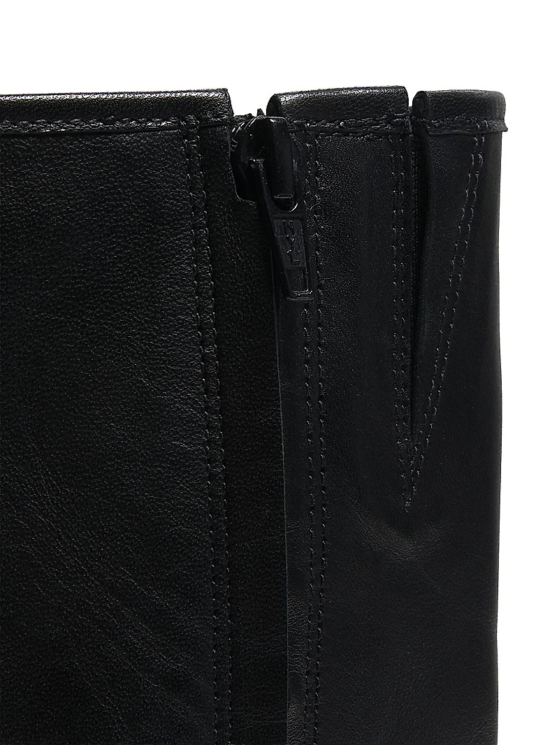 Marley 110MM Leather Platform Boots
