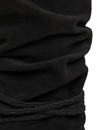 Samina Wrap Around Heel 85mm Suede Boots