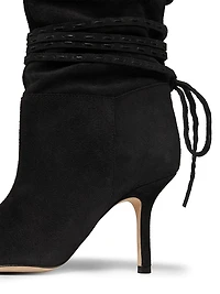 Samina Wrap Around Heel 85mm Suede Boots