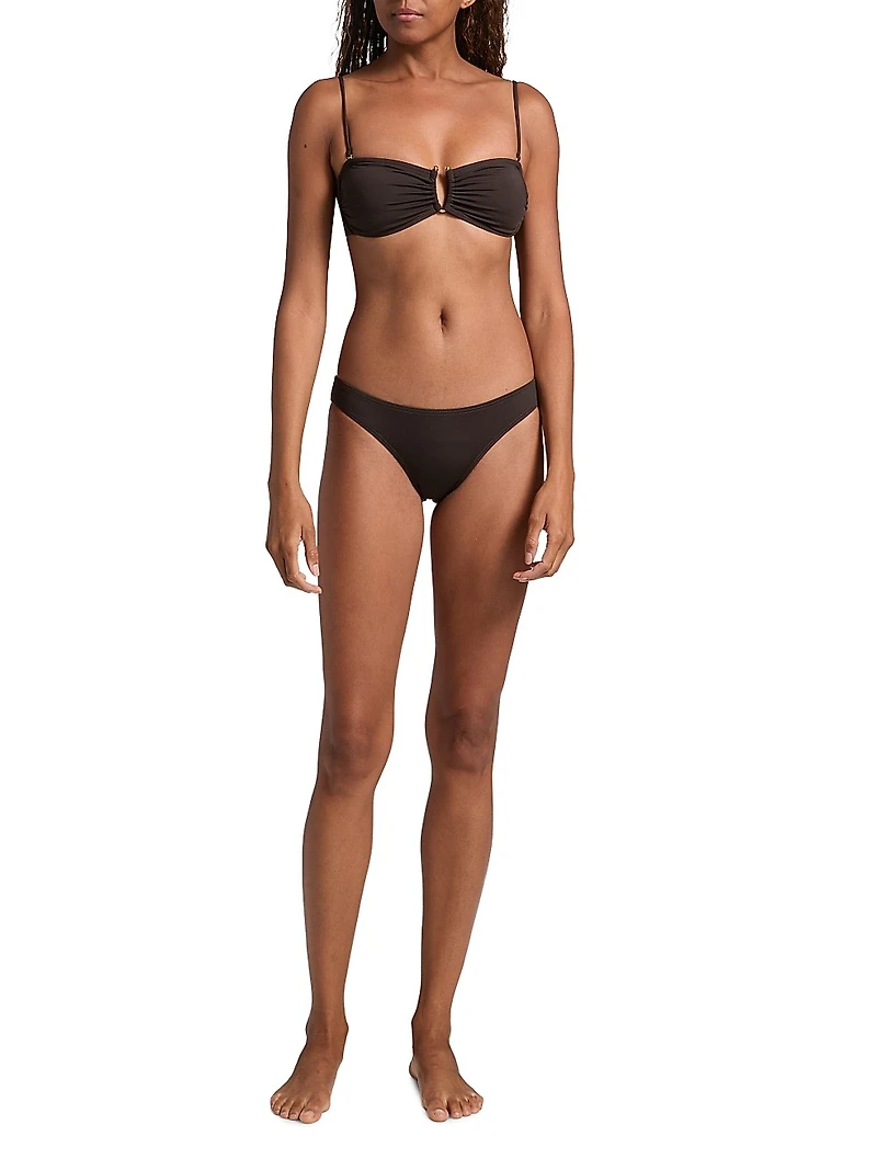 Stretch Low-Rise Bikini Bottom