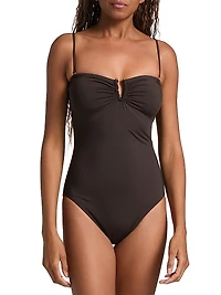Semi-Sweetheart One-Piece Swimsuit