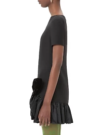 Crepe Couture Short Dress