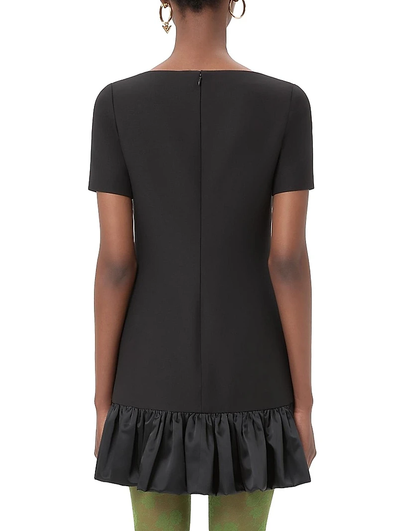Crepe Couture Short Dress
