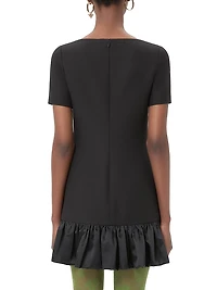 Crepe Couture Short Dress