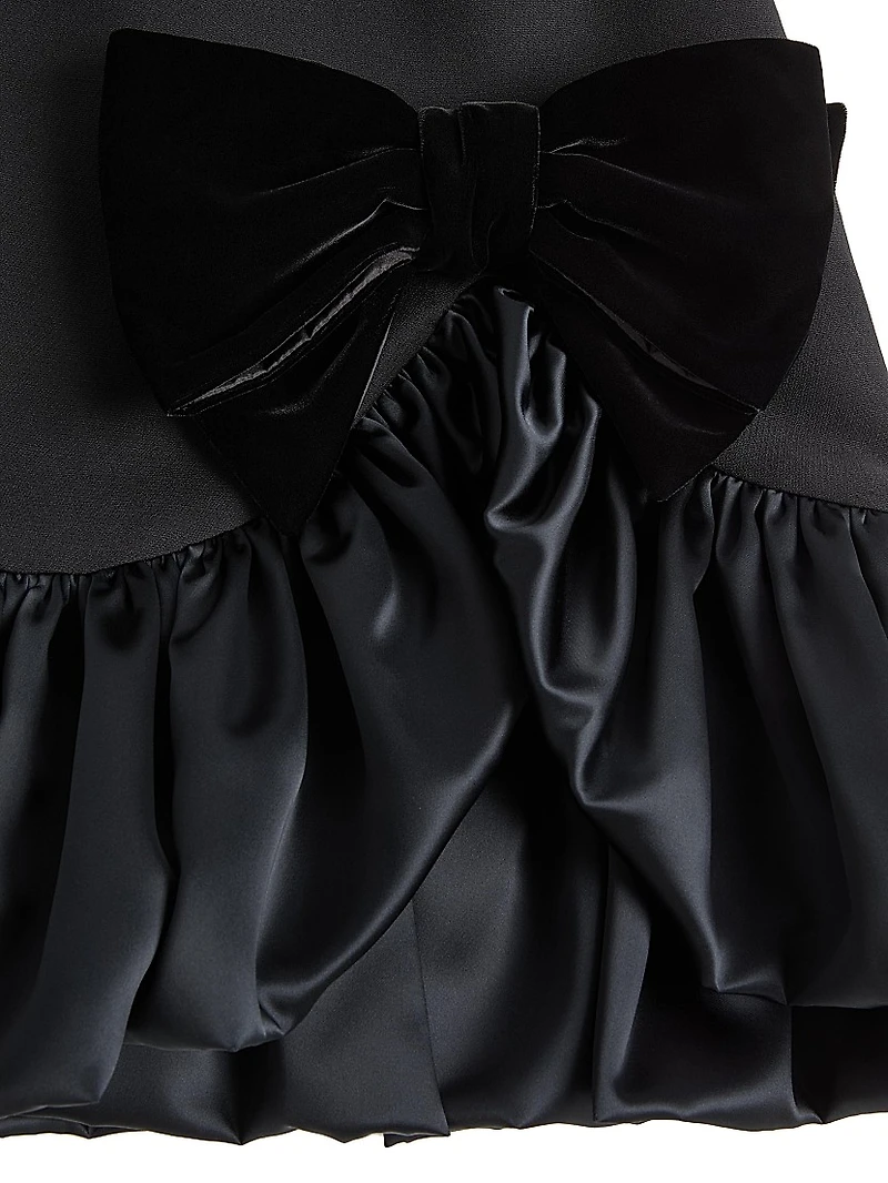 Crepe Couture Short Dress